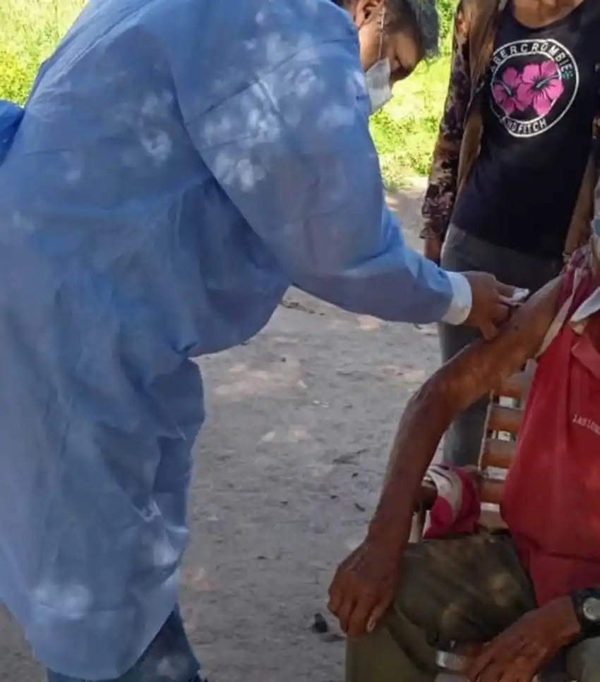 Ante casos positivos, testeos diarios de Covid- 19 en la comunidad de Bartolomé de las Casas