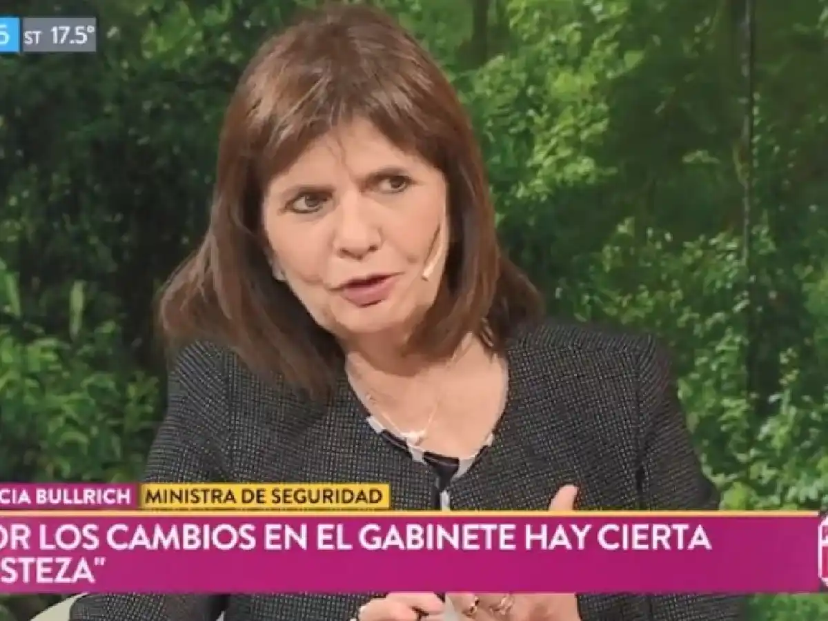 Patricia Bullrich denunció que hay “políticos importantes” en redes de WhatsApp que promueven saqueos
