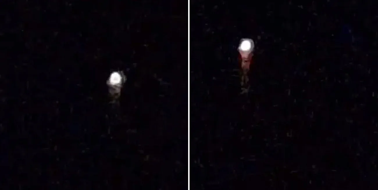 Sorpresa en el cielo: un extraño bólido apareció esta madrugada en Rafaela y la región