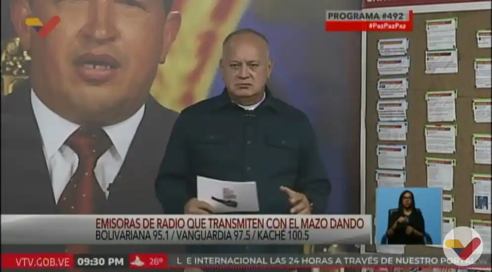 «Todo lo que ha ocurrido estaba cantado», según Diosdado Cabello tras un mes del 28Jul