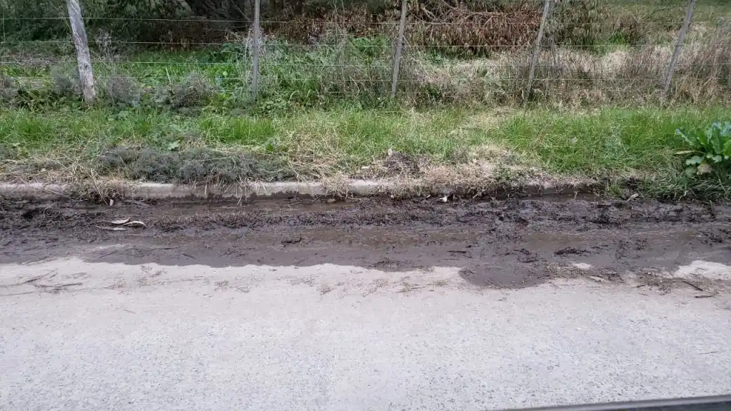 Reclamo por el estado de las calles