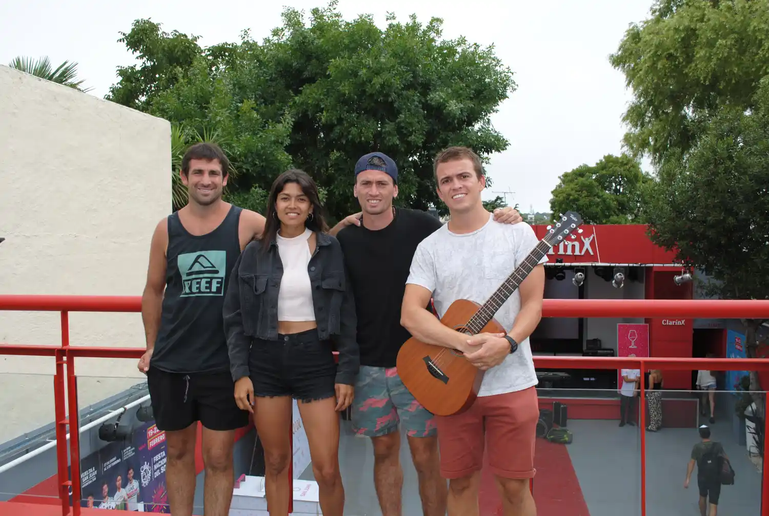 Los Bonnitos en Espacio Clarín: "Somos privilegiados de la música"