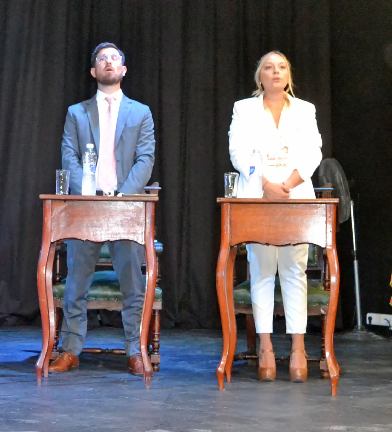 Martín González y Micaela Cevasco.