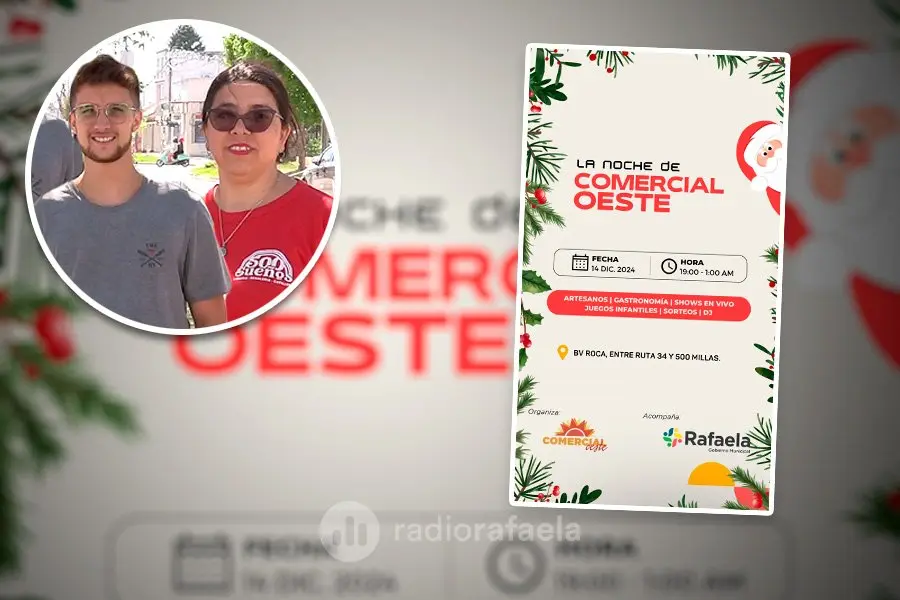 Llega una nueva edición de La noche de Comercial Oeste: "Los esperamos que vengan con familia y amigos"