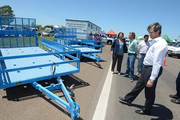 El Municipio recibió un trailer para los operativos de motos