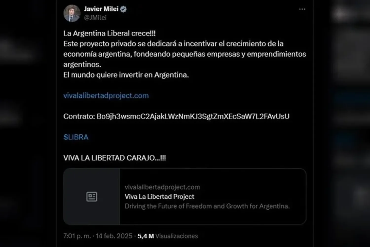 $LIBRA en X - 3