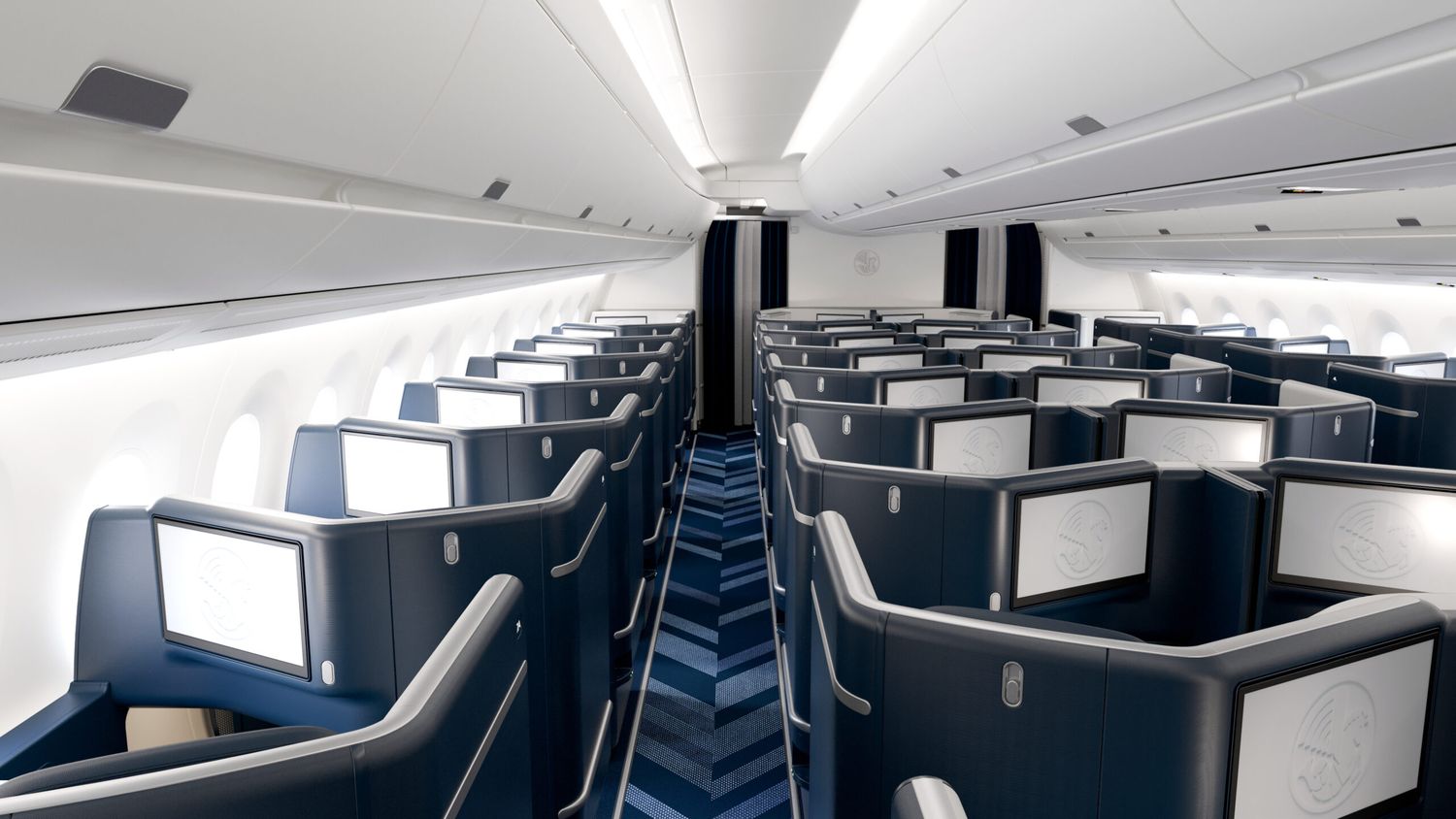 Air France volará con el Airbus A350 de nuevas cabinas a Sudamérica