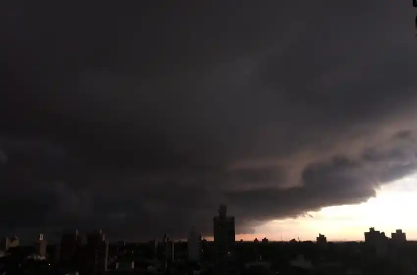 El Servicio Meteorológico Nacional emitió un alerta a corto plazo