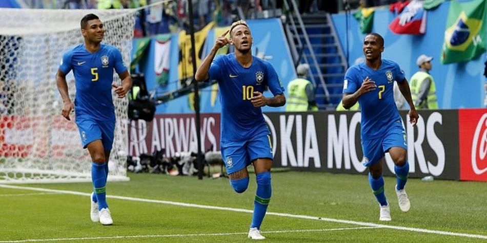Brasil derrotó a Costa Rica y se encamina a los octavos de final