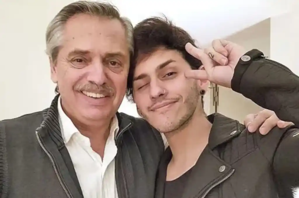 Dyzhy, el mayor de los hijos de Alberto Fernández.