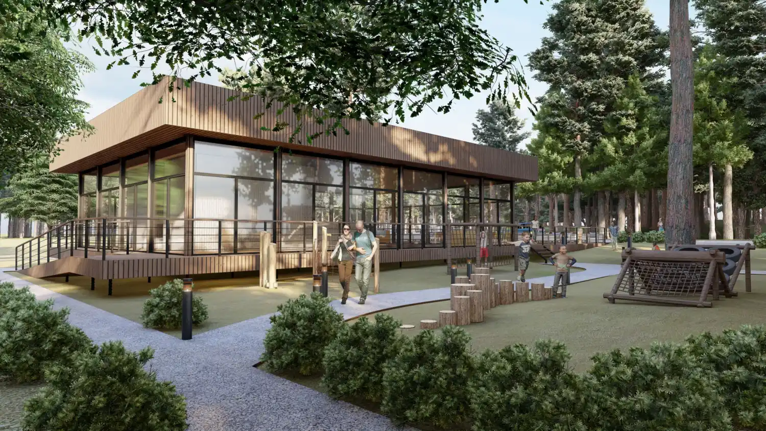 Render. El proyecto difundido por el municipio apunta a cambiar la cara al sector