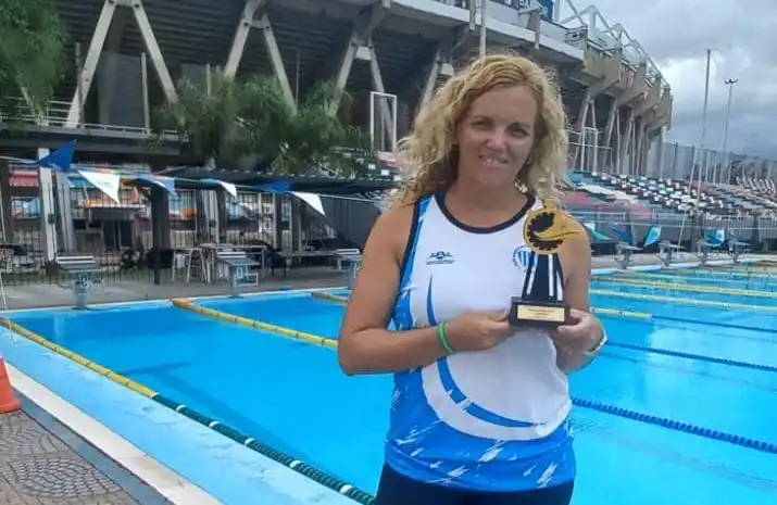 La entrenadora Lucrecia Gudiño