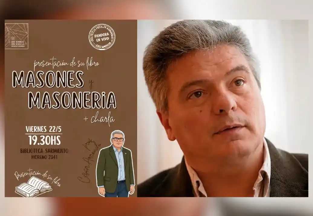 César Arrondo presentará su libro y brindará una charla