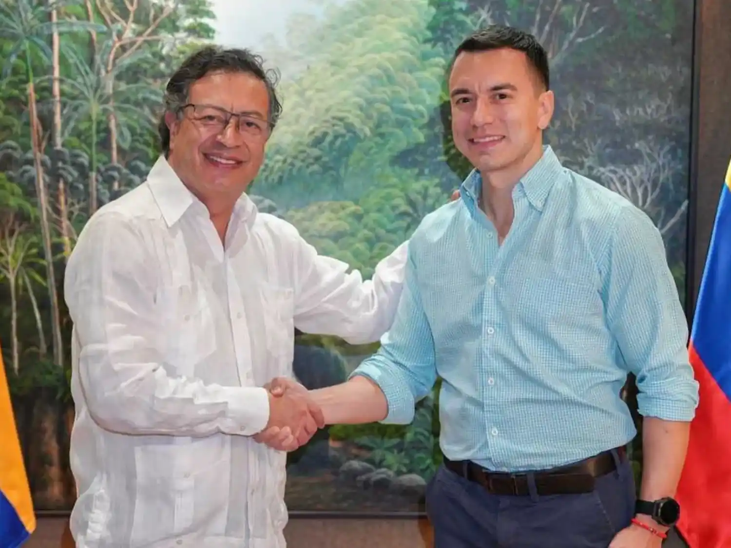 Petro y Noboa chocan por caso Jorge Glas: tensión por acusaciones de “preso político”