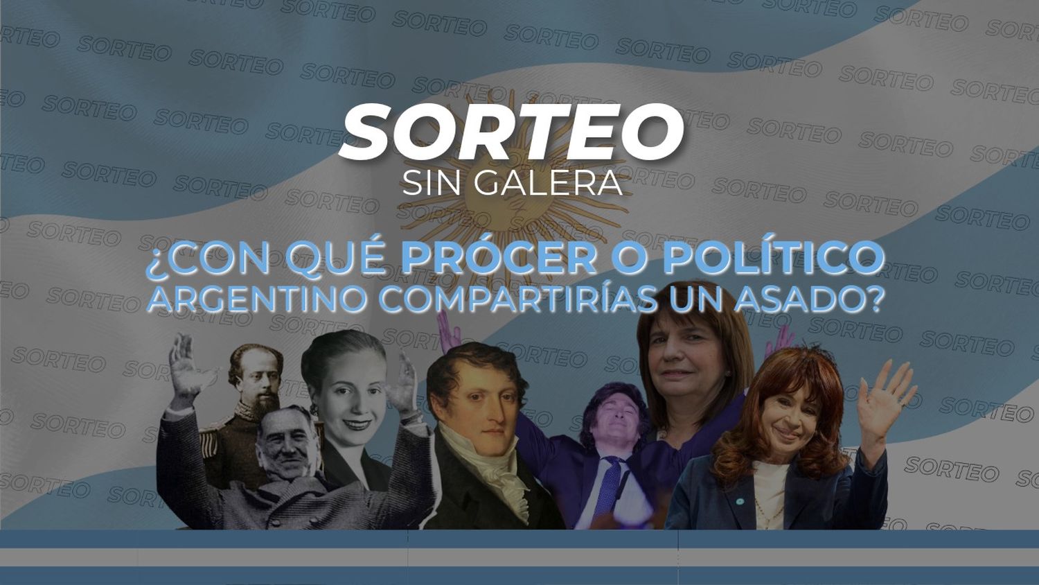 ¿Con qué prócer o político compartirías un asado?: las respuestas de los oyentes