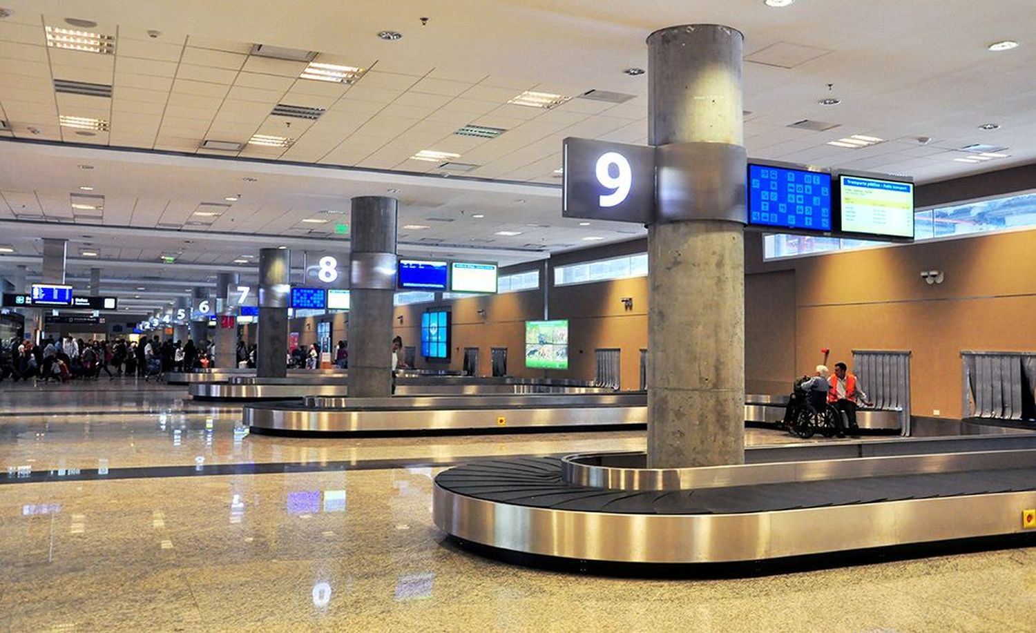 Habilitaron nuevas cintas de retiro de equipaje en Aeroparque