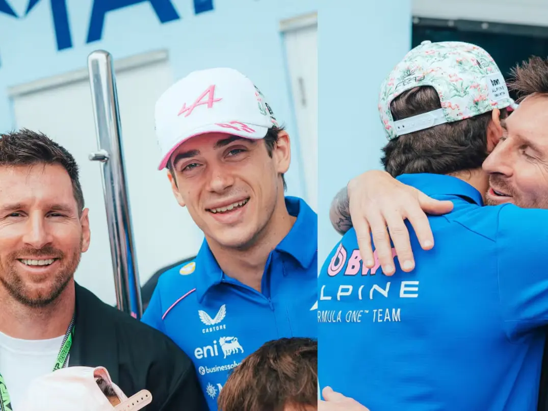 Siguen las repercusiones del encuentro en Messi y Colapinto en Miami. Foto: Alpine