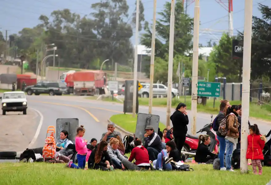 El juez mandó a "observar" el corte de la Ruta 226
