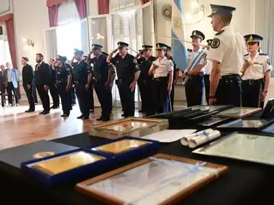 Se realizó un acto por un nuevo aniversario de la Policía Federal Argentina