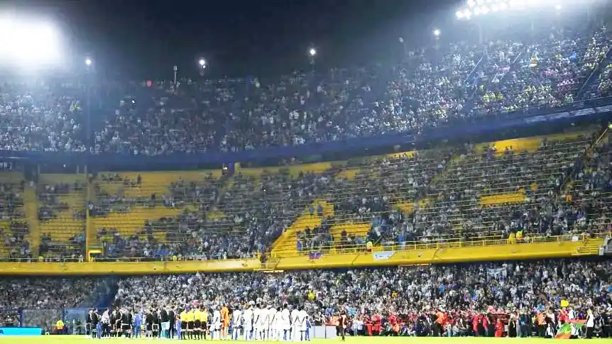 La Selección no llenó la cancha de Boca