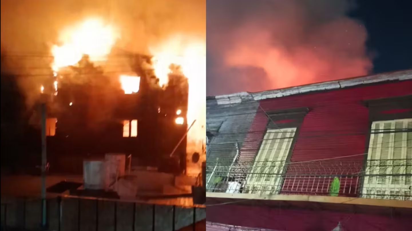 Las llamas dejaron al menos 11 heridos y 50 personas tuvieron que ser evacuadas. (Foto: SAME).