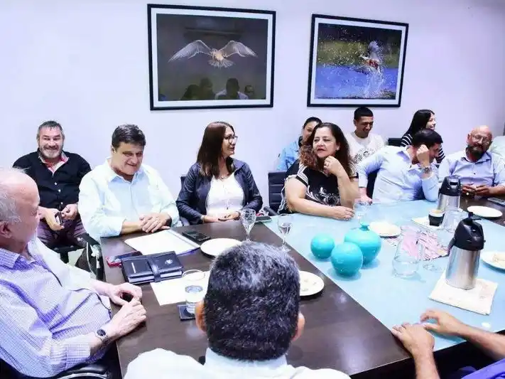 El jefe de Gabinete recibió a organizaciones sindicales
de trabajadores municipales de toda la provincia