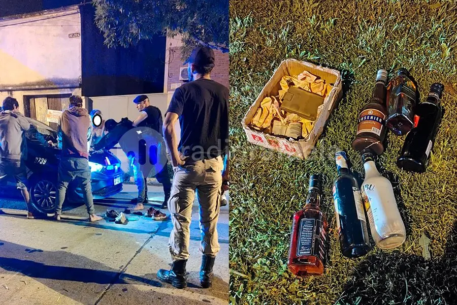 Robaron 200 mil pesos, 200 dólares, un celular y bebidas alcohólicas: gracias a la policía y la GUR pudieron recuperar todo