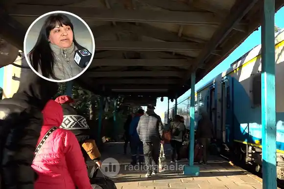 La historia de Jésica, una vendedora que pasa por la estación de tren de Rafaela y luego sigue su camino: "La produccción es toda fresca, del día"