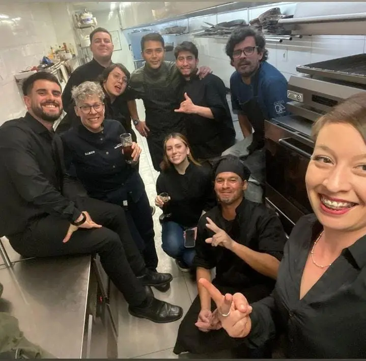 Sabrina Rouillé estuvo en un ciclo de chefs en Uruguay