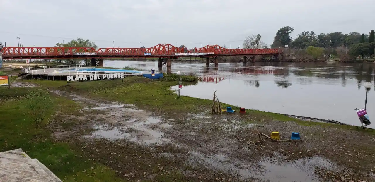 El río bajó de manera sostenida y pasó la marca de los 2 metros