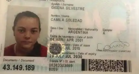 Sabrina encontró el DNI de Camila