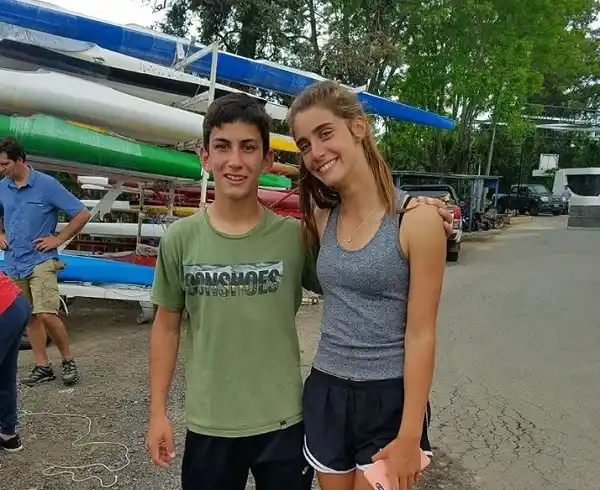 Vela y Martínez Casares al Sudamericano de Canotaje en Cadetes