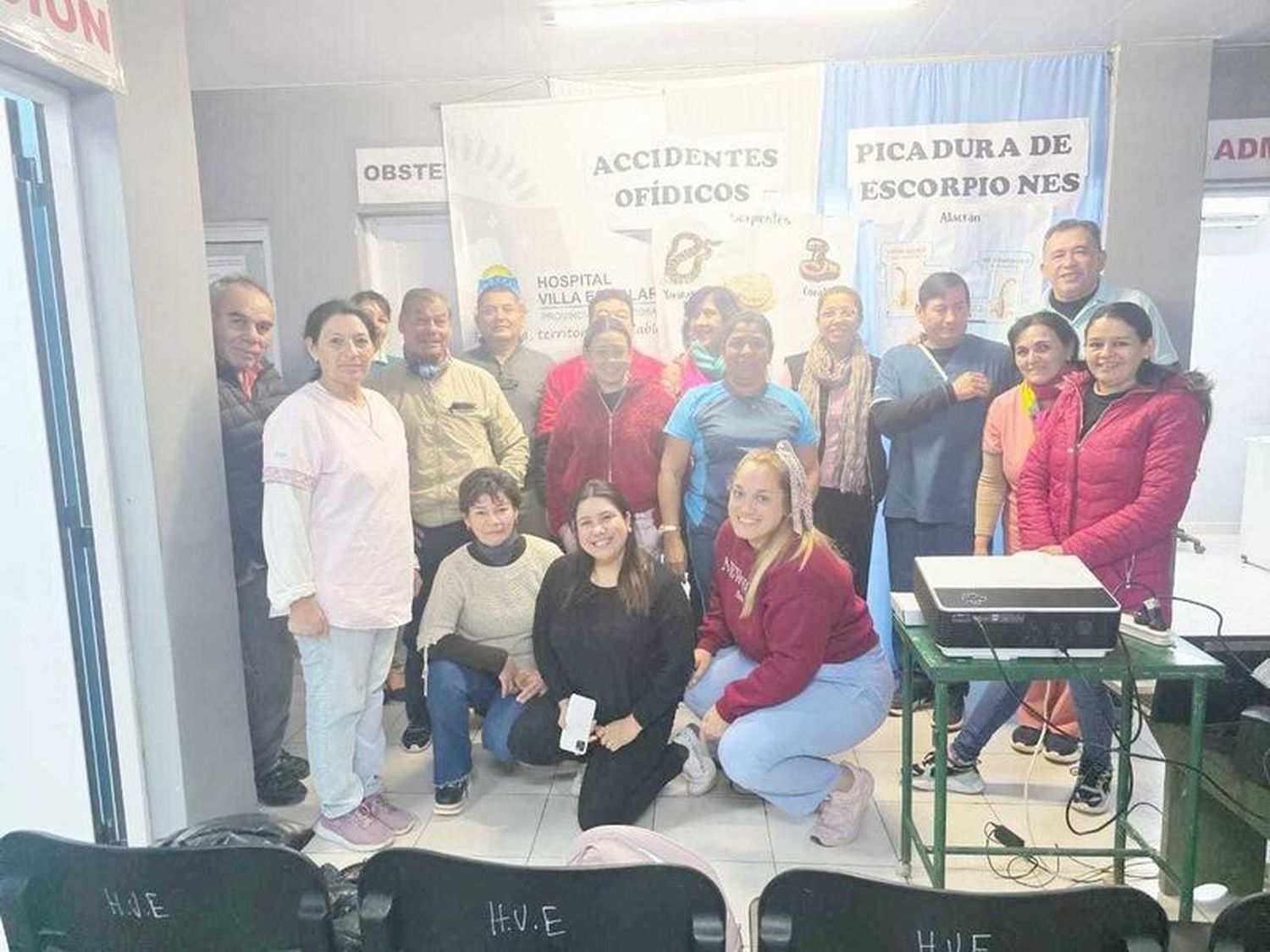 Villa Escolar: personal sanitario se capacitó sobre 
picaduras y mordeduras de animales ponzoñosos