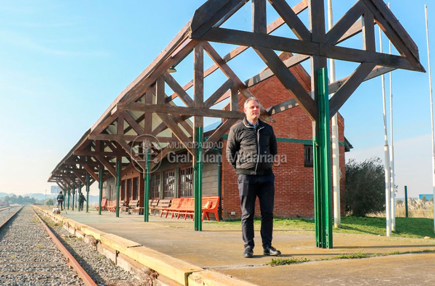 Intendente de Madariaga: "El ferrocarril tiene que volver a ser el transporte del futuro en el país"