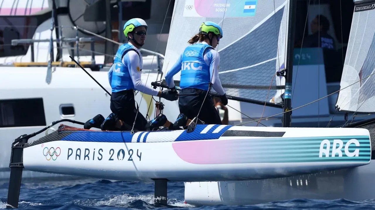 Los velistas obtuvieron la segunda medalla para Argentina.