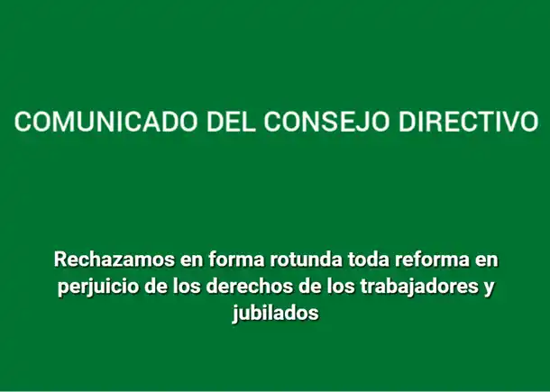 Federación de Sindicatos de municipales bonaerenses rechaza reforma jubilatoria en Provincia