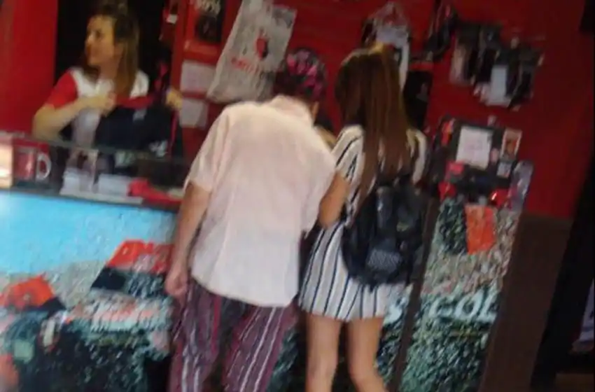 Grata sorpresa: Antonela Rocuzzo anduvo de visitas por el Coloso del Parque