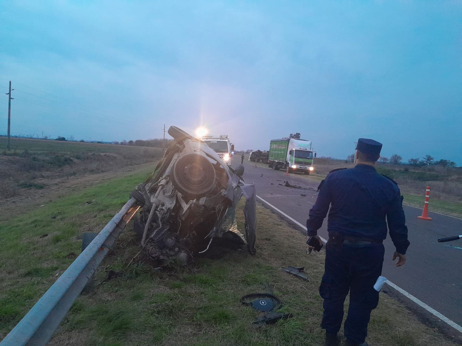 Trágico accidente en ruta 11