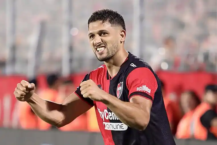 El tandilense García marcó el segundo gol de Newell's.