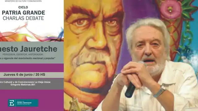 El historiador Ernesto Jauretche se presentará en Paraná