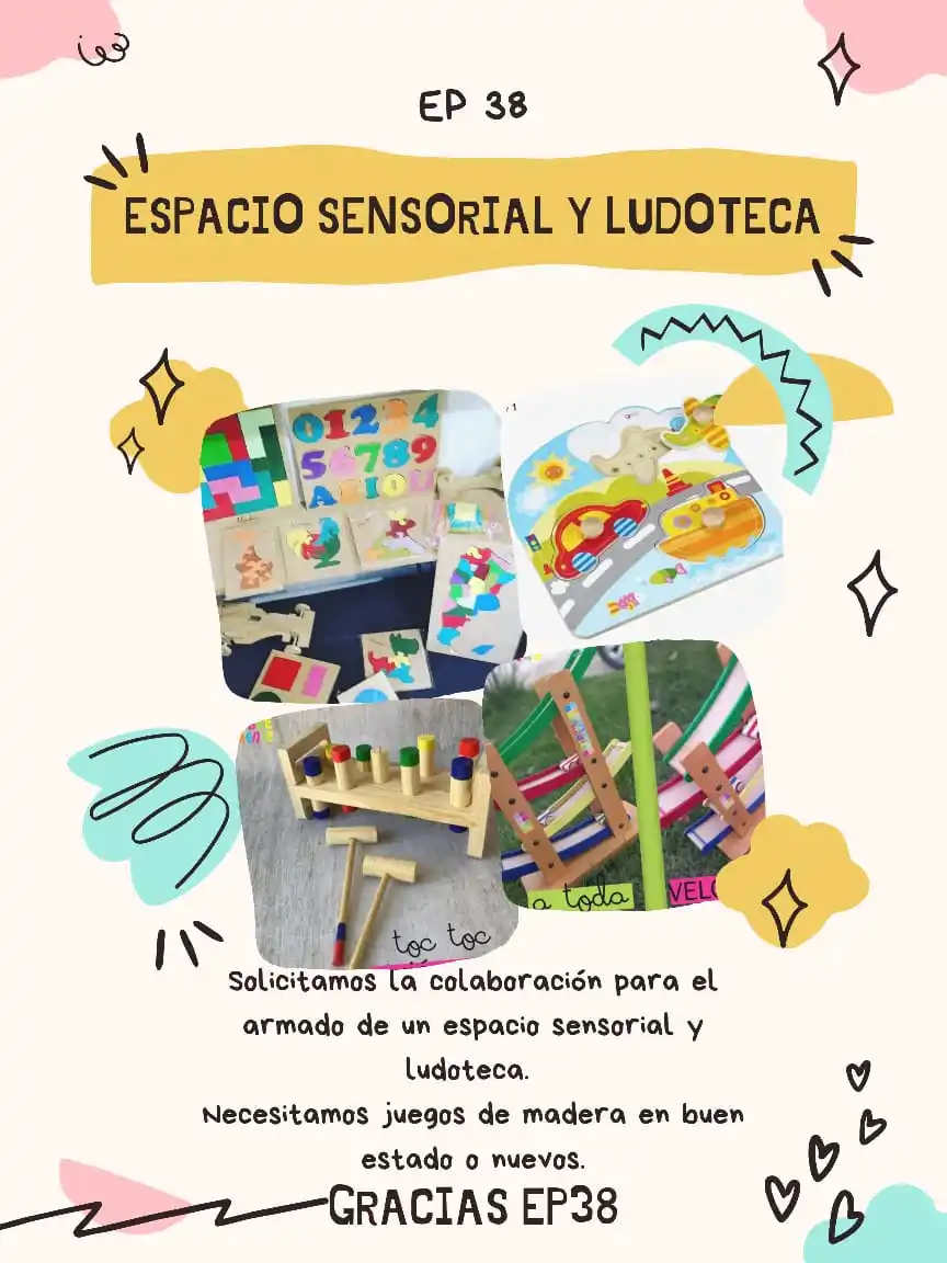 Colecta de juegos y juguetes de la Escuela Primaria 38
