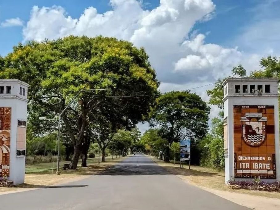El acceso a la localidad de Ita Ibaté, en la provincia de Corrientes