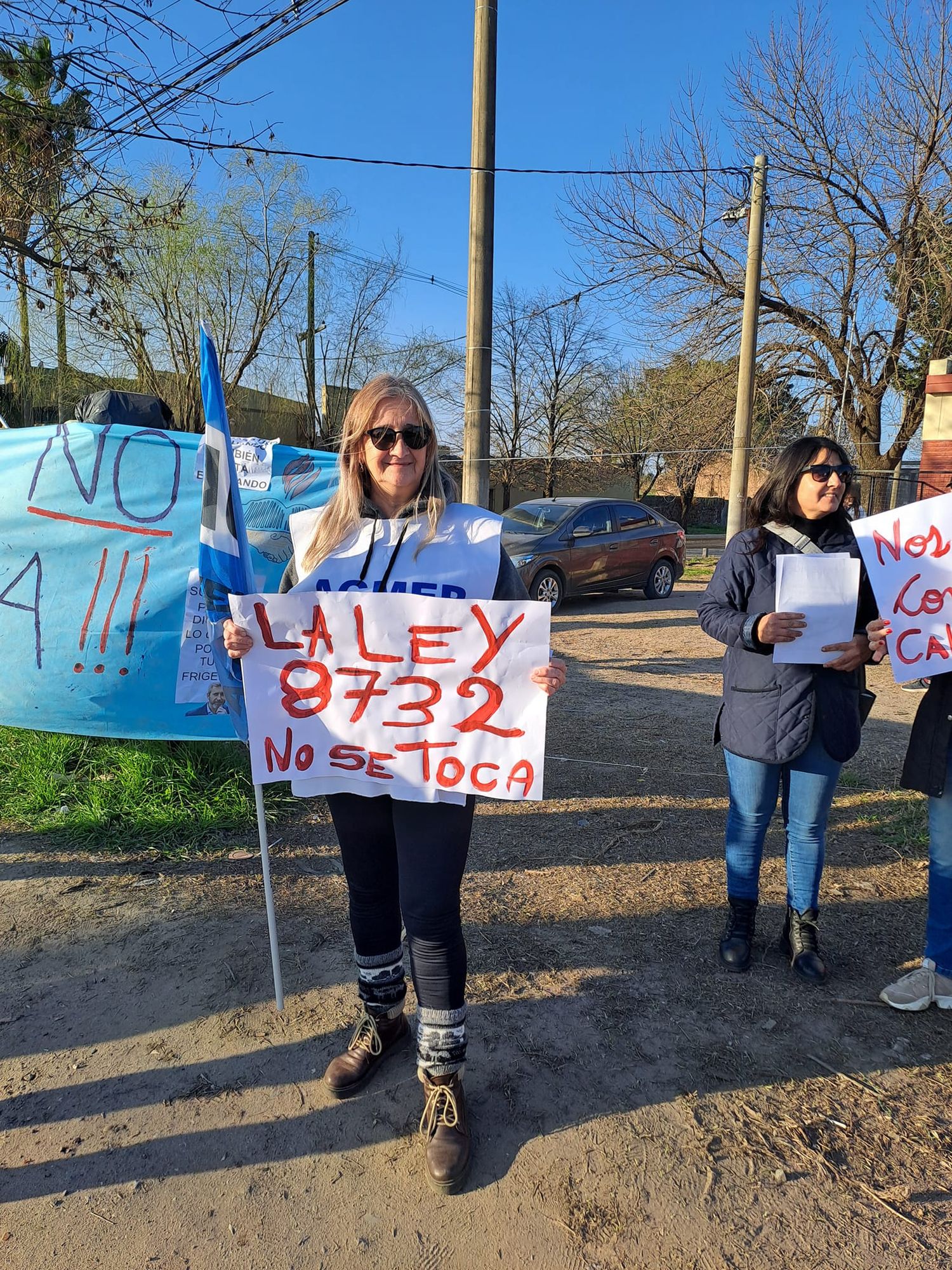 Agmer realizó volanteada para manifestar sus reclamos