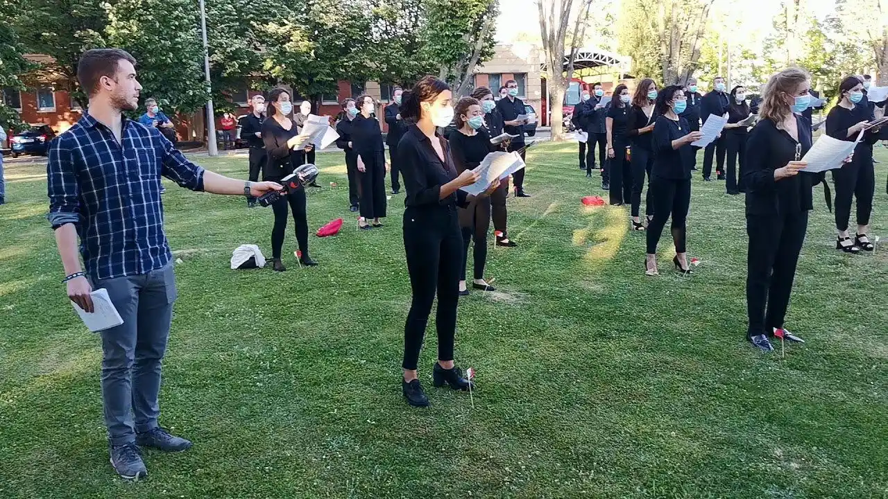 Con nuestra hermosa ‘Alma Llanera’, Orfeón Pamplonés rinde homenaje a los médicos