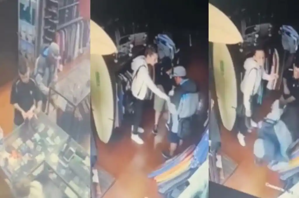 Vendedores atraparon a un delincuente