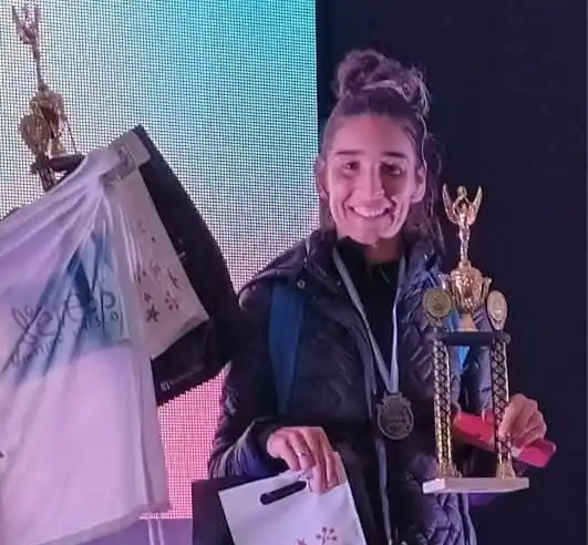 Margarita Boneiro ganó su categoría en los 5K de La Pampa