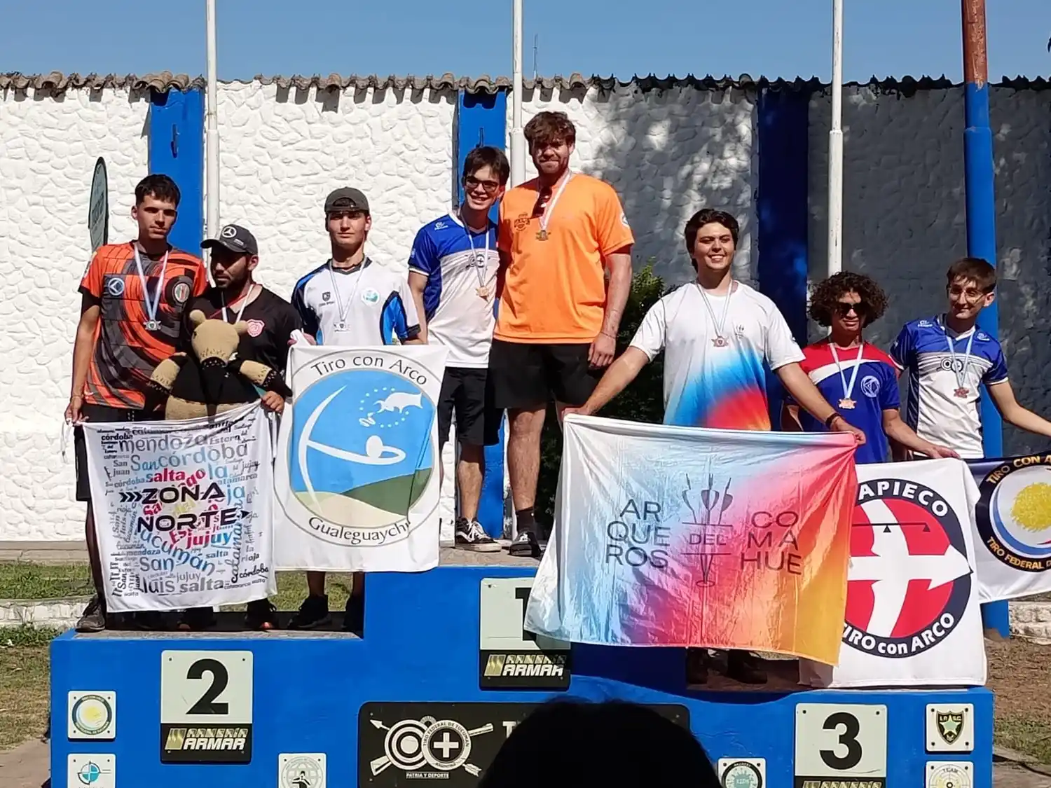 Tres representantes locales disputaron con una gran actuación la Final Nacional de Tiro con Arco al aire libre