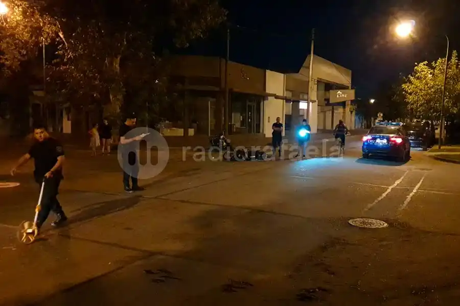 Fuerte accidente de tránsito terminó con dos personas hospitalizadas