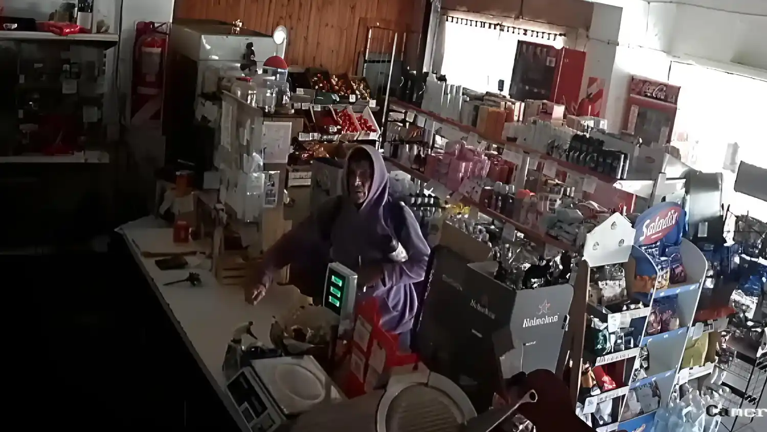 ladrón robó en la despensa de cristina