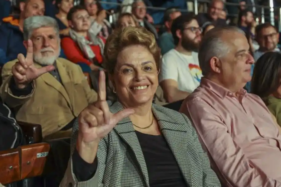 Dilma Rousseff participó del acto en favor del candidato del PT. Foto: Ricardo Stuckert